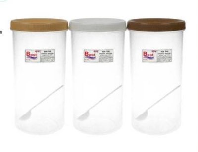 455#กระปุกคอฟฟี่ 1600ML/เพ๊ท บรรจุ12ชิ้น/แพ็ค ราคา25บาท/ชิ้น