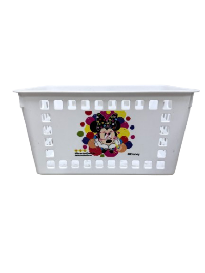 K-1012-7#ตะกร้าเหลี่ยม B2-คละลาย 12 ชิ้น /โหล ราคา 25 บาท