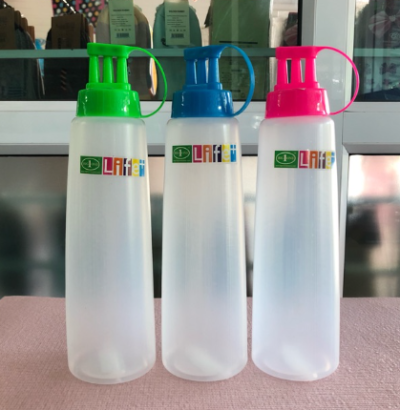 09-170/3 #ขวดซอสใหญ่ 3หัว บรรจุ12ชิ้น/แพ็ค ราคา20บาท/ชิ้น