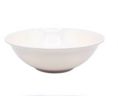 B9103-8#ชามปากบาน8 " สีพื้นสีขาว 12ชิ้น/แพ็ค ราคา29บาท