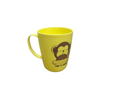 A-107P#แก้วมีหูลายการ์ตูน 12ชิ้น/แพ็ค ราคา10บาท