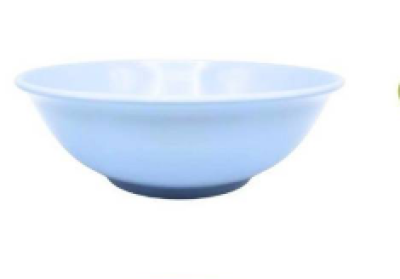B9103-8#ชามปากบาน8 " สีพื้นสีฟ้า 12ชิ้น/แพ็ค ราคา29บาท