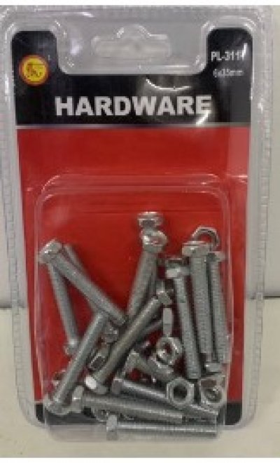 PL-3117#ชุดตะปู บรรจุ12ชิ้น/แพ็ค ราคา20/ชิ้น