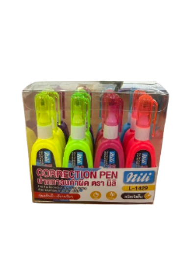 L-1429#ปากกาลบคำผิด 12ชิ้น/แพ็ค ราคา10บาท