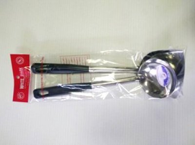 ชุดตะหลิวด้ามดำ+กระบวยด้ามดำS140/4+150/5 12ชิ้น/แพ็ค ราคา25บาท