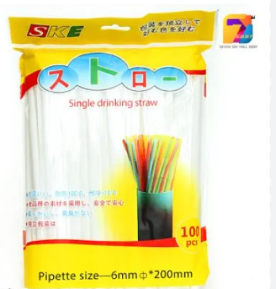 967#หลอดดูด 100ชิ้น