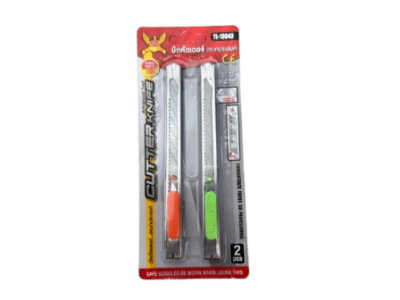13043#มีดคัตเตอร์ 2 PCSv 12 ชิ้น/แพ็ค ราคา10บาท