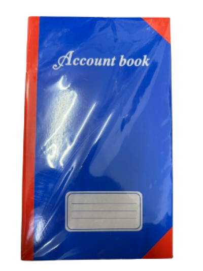 55850#สมุดบัญชีปกน้ำเงิน 12ชิ้น/แพ็ค ราคา20บาท
