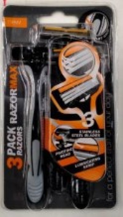 มีดโกนหนวด แพ็ค 3 ชิ้น #SB3340GREY
