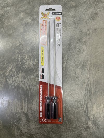 13594#ไขควง 8นิ้ว 2PCS 12ชิ้น/แพ็ค ราคา 20 บาท