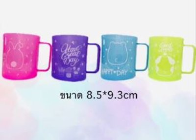 P950#แก้วหูการ์ตูน  12ชิ้น/แพ็ค ราคา10บาท