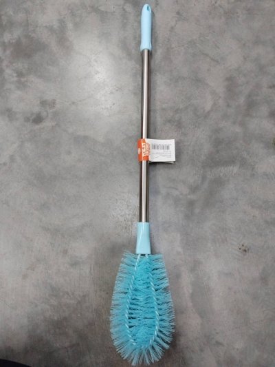 J2025-52#แปรงห้องน้ำด้ามเลสทรงไข่  12ชิ้น/แพ็ค ราคา20บาท