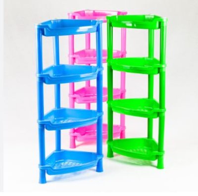 SH0342-S#ชั้น3เหลี่ยม4ชั้นเล็ก สีหวาน