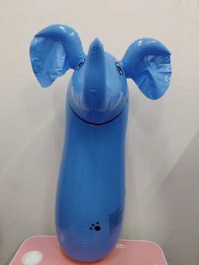 J268-05#ช้างล้มลุกเป่าลม