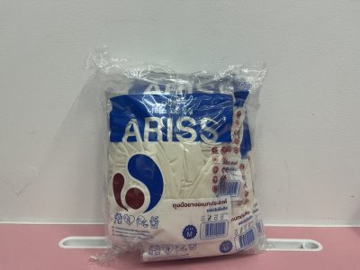 ถุงมือยางธรรมชาตืใช้แล้วทิ้งไซค์ M