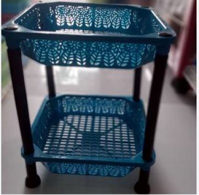 T-608 #ชั้นวางของ 2ชั้น จัตุรัส