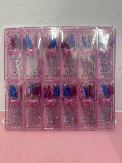 85315#แปรงปัดขนคิ้ว 12ชิ้น/แพ็ค ราคา20บาท