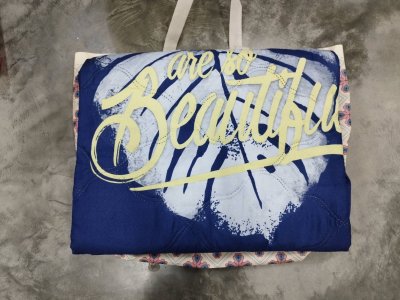 ผ้านวมคัตตอล 6 ฟุตพิมพ์ลาย