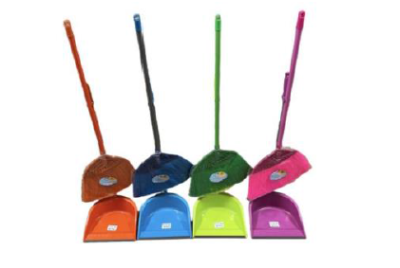 MOP-097-2P ชุดโกยผงพร้อมไม้กวาดใหญ่ บรรจุ6ชิ้น/มัด ราคา159บาท/ชิ้น