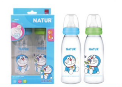 Doraemon ขวดนม 80z แพ็ค2