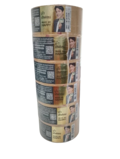 เทป OPP สีชา 100หลา นูโว 12ชิ้น/แพ็ค ราคา 35 บาท