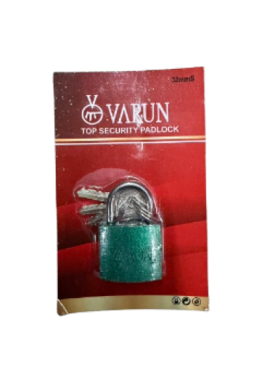 กุญแจคอสั้นคละสี 30MM