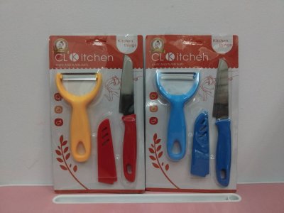 GT-0708#มีดปอกเปลือก+มีด 12ชิ้น/แพ็ค ราคา20บาท