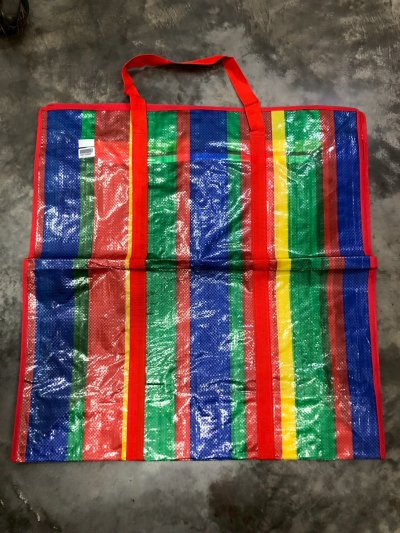 ถุงกระสอบสีรุ้ง L (68*73*25 cm) บรรจุ12ชิ้น/แพ็ค ราคา99บาท/ชิ้น