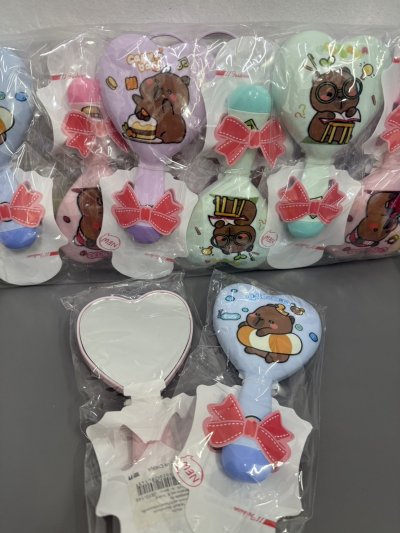 J810-14#กระจกลายการ์ตูน 12ชิ้น/แพ็ค ราคา  20 บาท