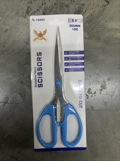 16003#กรรไกร 8นิ้ว 12ชิ้น/แพ็ค ราคา20บาท