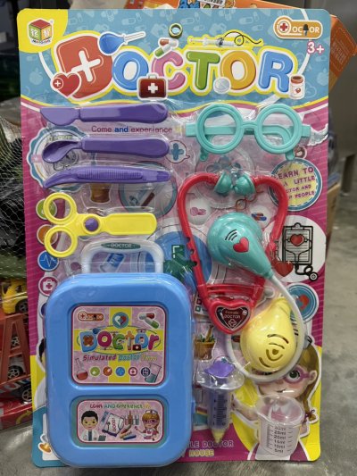 002036#ชุดหมอรถเข็นแผงชมพู2892