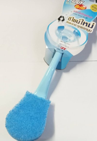 แปรงขัดโถสุขภัณฑ์#สีฟ้า 12ชิ้น/แพ็ค ราคา59บาท