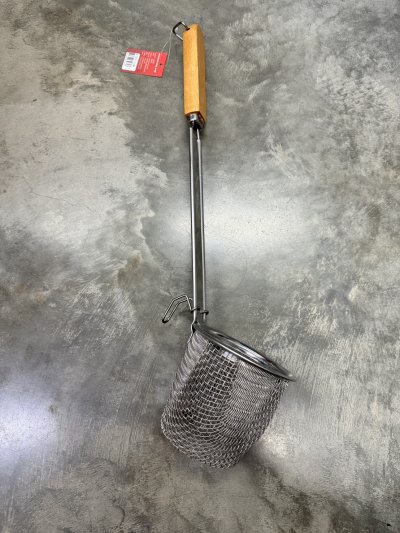 LH-5035#ตะกร้อลวกก๋วยเตี๋ยวด้ามจับไม้