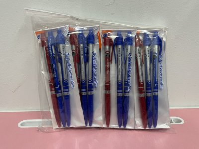 ปากกาหมึกน้ำมันOG03น้ำเงิน,แดง1*3 บรรจุ12ชิ้น/แพ็ค ราคา20/ชิ้น