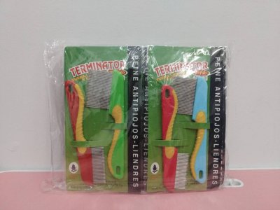 14540#หวีเสนียดมีด้ามแพค 2อัน 12ชิ้น/แพ็ค ราคา20บาท