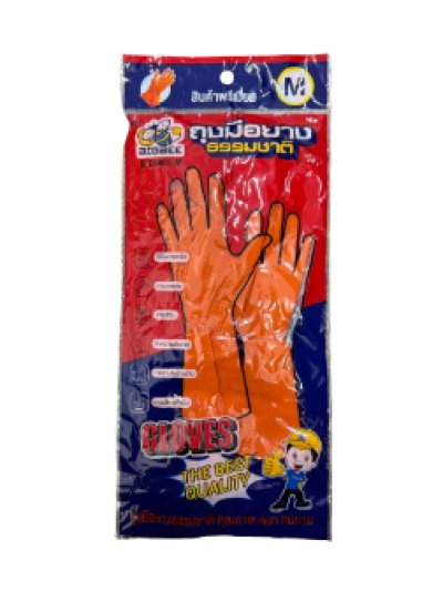 B-79401-M#ถุงมือยางธรรมชาติ #M 12ชิ้น/แพ็ค ราคา20บาท