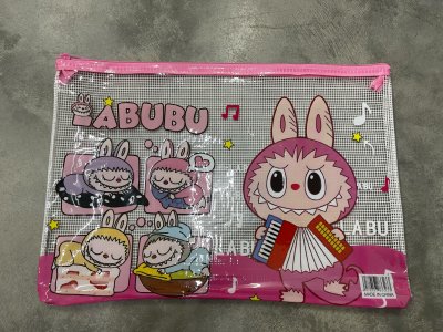 แฟ้มซิปตาข่ายA4 คละแบบ บรรจุ12ชิ้น/แพ็ค ราคา20/ชิ้น