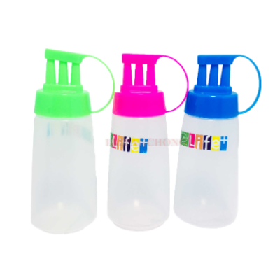 09-171/3 #ขวดซอสเล็ก 3หัว บรรจุ12ชิ้น/แพ็ค ราคา15บาท/ชิ้น