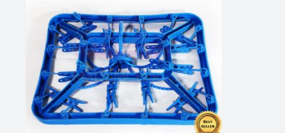 ห่วงตากผ้าเหลี่ยมใหญ่ บรรจุ12ชิ้น/แพ็ค ราคา69บาท/ชิ้น