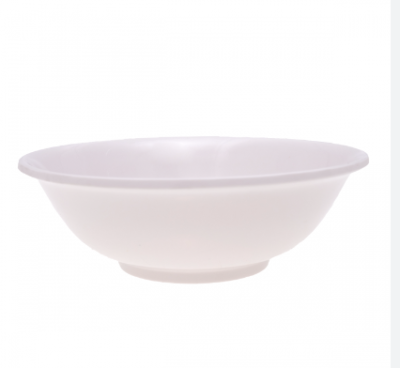 B9105-6#ชามปากบาน 6นิ้ว สีขาว 12ชิ้น/แพ็ค ราคา20บาท