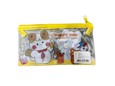 20755#กระเป๋าดินสอ 12 ชิ้น/แพ็ค ราคา 10บาท