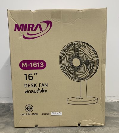 พัดลมตั้งโต๊ะ 16นิ้ว#M-1613 MIRA