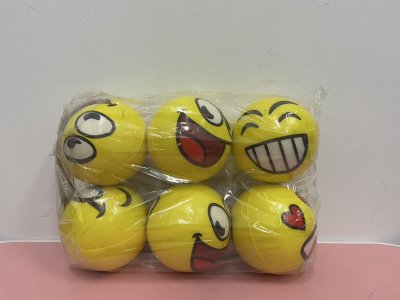 A284-07#บอลมือบีบ บรรจุ6ลูก/แพ็ค ราคา20บาท/ชิ้น