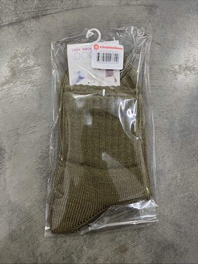 T106-ดต-กก#ถุงเท้าลูกเสือหญิงไหมพรม 9-12