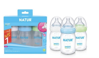 Natur ขวดสมร์ทไบโอมินิค PP 50z(2+1)