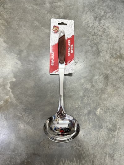 LH-5476#กระบวยด้ามไม้ 26CM.