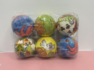 A070-10#บอลมือบีบ บรรจุ6ลูก/แพ็ค ราคา20บาท/ชิ้น