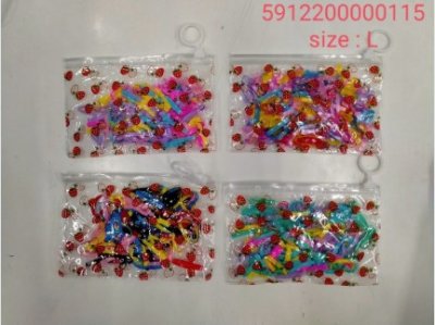 ยางถุงซิปคละสีใหญ่ -L บรรจุ12ชิ้น/แพ็ค ราคา10บาท/ชิ้น