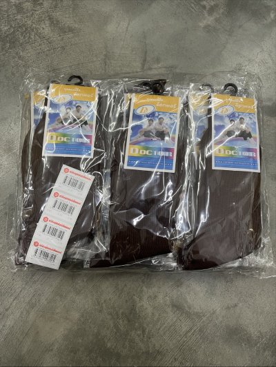 404-ดต-นต#ถุงเท้าไนล่อน2หน้าน้ำตาล5-7 แพ็ค 12 ชิ้น ราคา 25 บาท