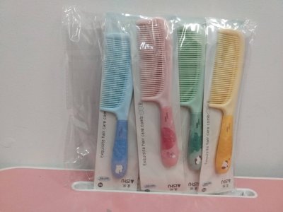 86177#หวีอีโต้ ด้ามสี 12ชิ้น/แพ็ค ราคา20บาท